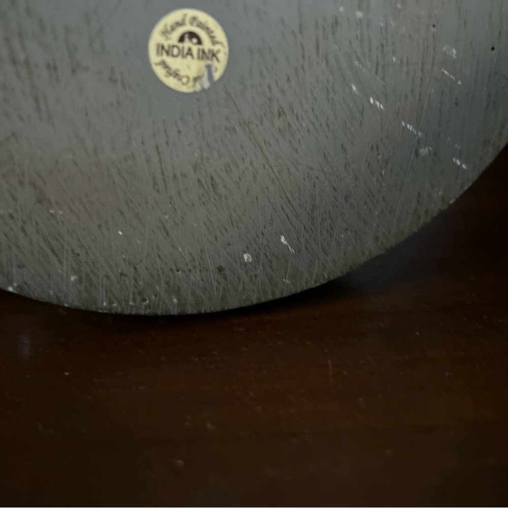 Pewter wastebasket - Picture 5 of 8